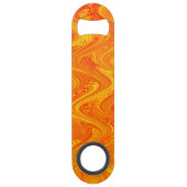 Motif rouge orange marbling (Dos)