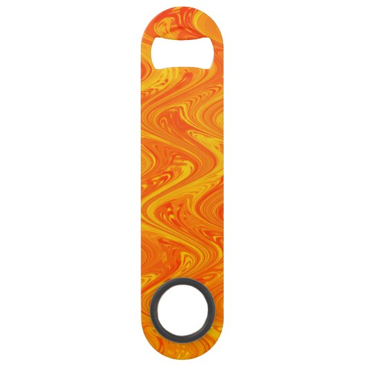 Motif rouge orange marbling (Devant)