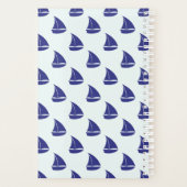 Motif Royal Blue Sailboat (Dos)