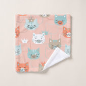 Motif Royal Cats (Gant de toilette)