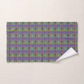 motif "Rustic Plaid Elegance" (Serviette à main)