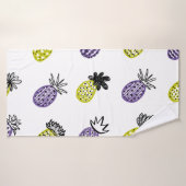 Motif sans ananas (Serviette de bain)