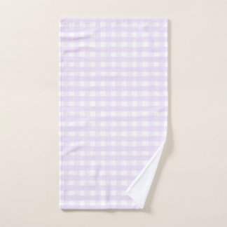 Motif sans couture à carreaux en vichy lilas peint