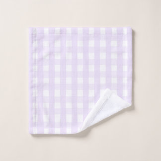 Motif sans couture à carreaux en vichy lilas peint