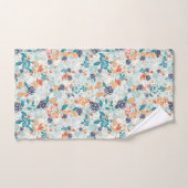 Motif sans couture à fleurs rétro (Serviette à main)