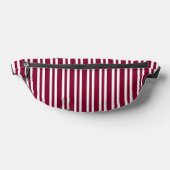 Motif sans couture à rayures blanches et bordeaux (Poser)