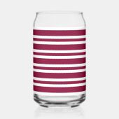 Motif sans couture à rayures blanches et burgundy (Verso)
