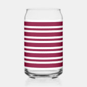 Motif sans couture à rayures blanches et burgundy (Droite)