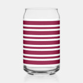 Motif sans couture à rayures blanches et burgundy (Gauche)