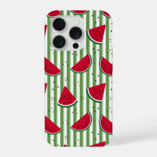 Motif sans couture à rayures de pastèque