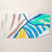 Motif sans couture avec avocats. Timbre texturé. v (Serviette de bain)