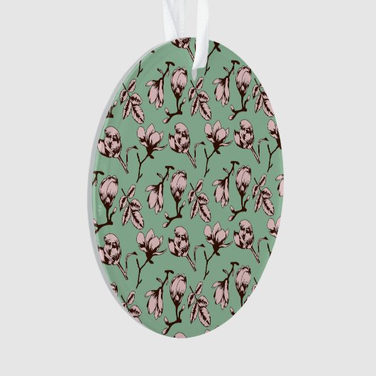 Motif sans couture avec bourgeons floraux des arbr (devant)