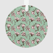 Motif sans couture avec bourgeons floraux des arbr (dos)