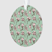 Motif sans couture avec bourgeons floraux des arbr (devant)