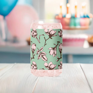 Motif sans couture avec bourgeons floraux des arbr