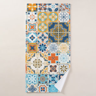 Motif sans couture avec carrelage portugais. infec