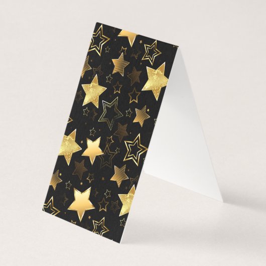 Motif sans couture avec des étoiles dorées (Back)