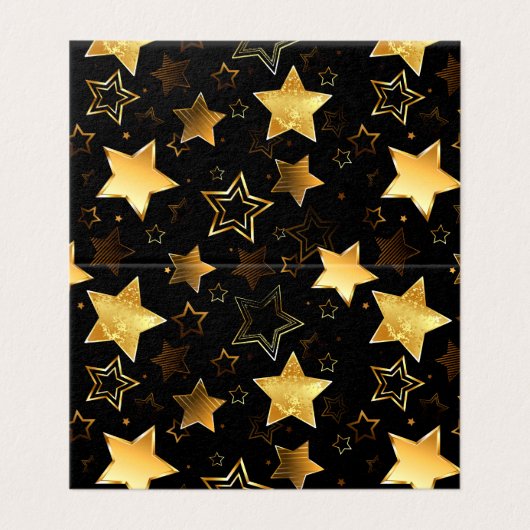 Motif sans couture avec des étoiles dorées (Outside Unfolded)