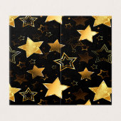 Motif sans couture avec des étoiles dorées (Outside Unfolded)