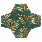 Motif sans couture avec des fougères dorées (Plat)