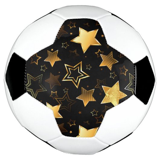 Motif sans couture avec étoiles d'or (Tourné)