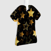 Motif sans couture avec étoiles d'or (devant)