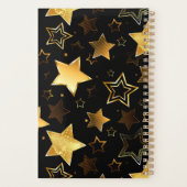 Motif sans couture avec étoiles d'or (Dos)