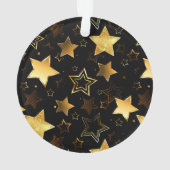 Motif sans couture avec étoiles d'or (dos)