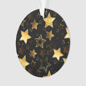 Motif sans couture avec étoiles d'or (devant)