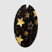 Motif sans couture avec étoiles d'or (devant)