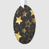 Motif sans couture avec étoiles d'or (devant)