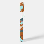 Motif sans couture avec filles noires et blanches (Côté droit)