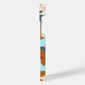 Motif sans couture avec filles noires et blanches (Côté gauche)