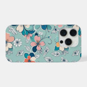 Motif sans couture avec fleurs (Verso Horizontal)