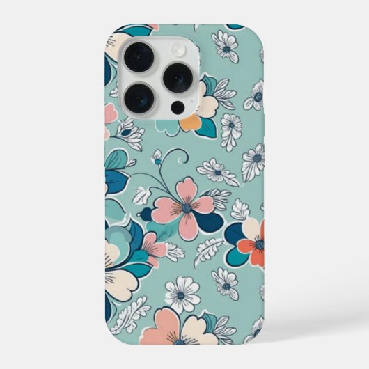 Motif sans couture avec fleurs (Verso)