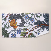 Motif sans couture avec fleurs dans le style art d (Serviette de bain)