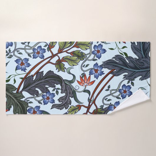 Motif sans couture avec fleurs dans le style art d (Serviette de bain)