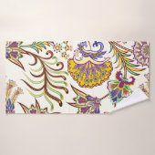 Motif sans couture avec floral cachemire (Serviette de bain)