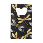 Motif sans couture avec libellules d'or (Dos)