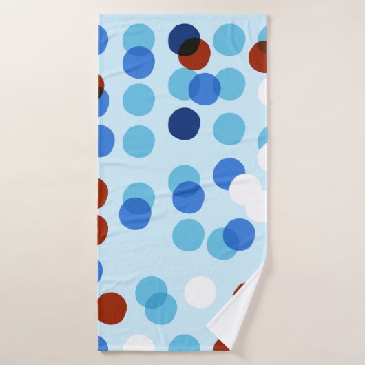 Motif sans couture avec ornement doodle abstrait, (Serviette de bain)