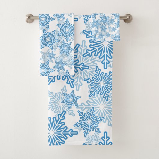 Motif sans couture blanc et bleu (En situation)