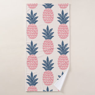 Motif sans couture d'ananas amusant