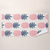 Motif sans couture d'ananas amusant (Serviette de bain)