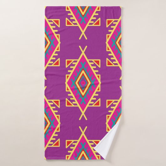 Motif sans couture dans le style boho. L'ornement (Serviette de bain)