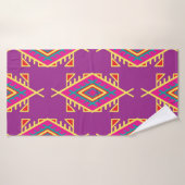 Motif sans couture dans le style boho. L'ornement (Serviette de bain)