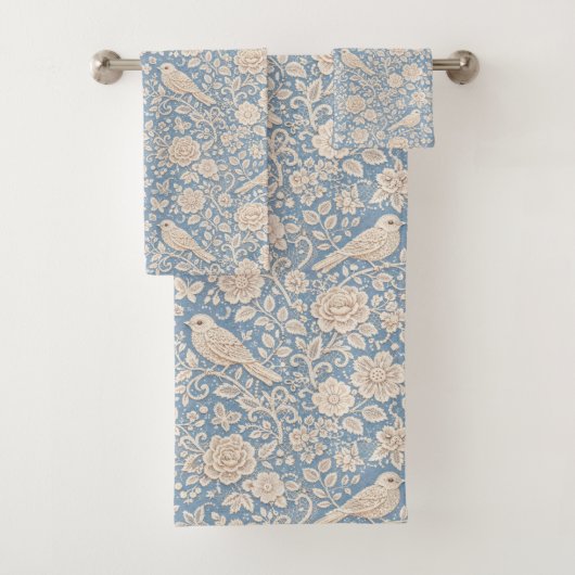 Motif sans couture de chinoiserie oiseaux et fleur (En situation)