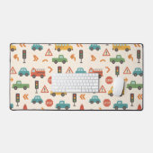 Motif sans couture de circulation et de voitures m (Clavier et souris)