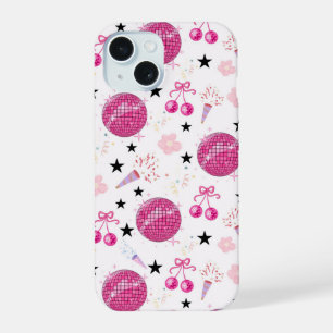 Motif sans couture de fête de disco tendance