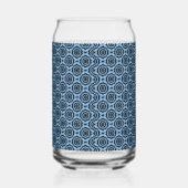 Motif sans couture de fleur noir bleu (Droite)