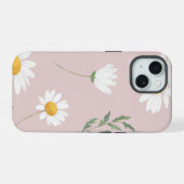 Motif sans couture de fleurs de marguerite (Verso Horizontal)